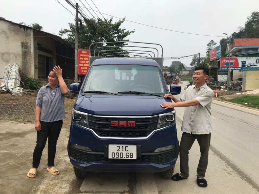 Xe Tải Srm T20 930kg Thùng Mui Bạt