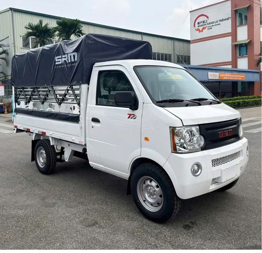XE TẢI SRM T10 985KG THÙNG MUI BẠT INOX